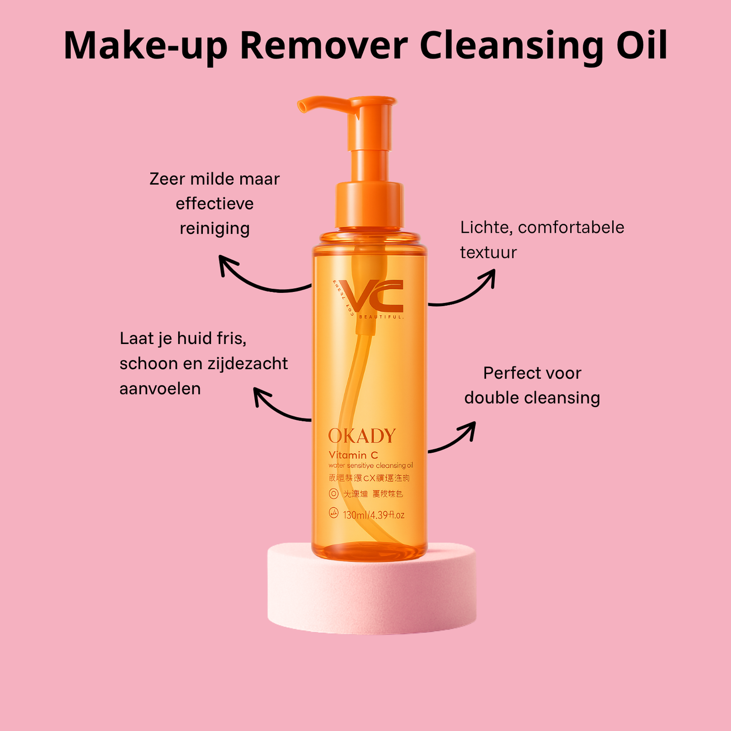 Ókady Make-up Remover - Smelt make-up in 10sec