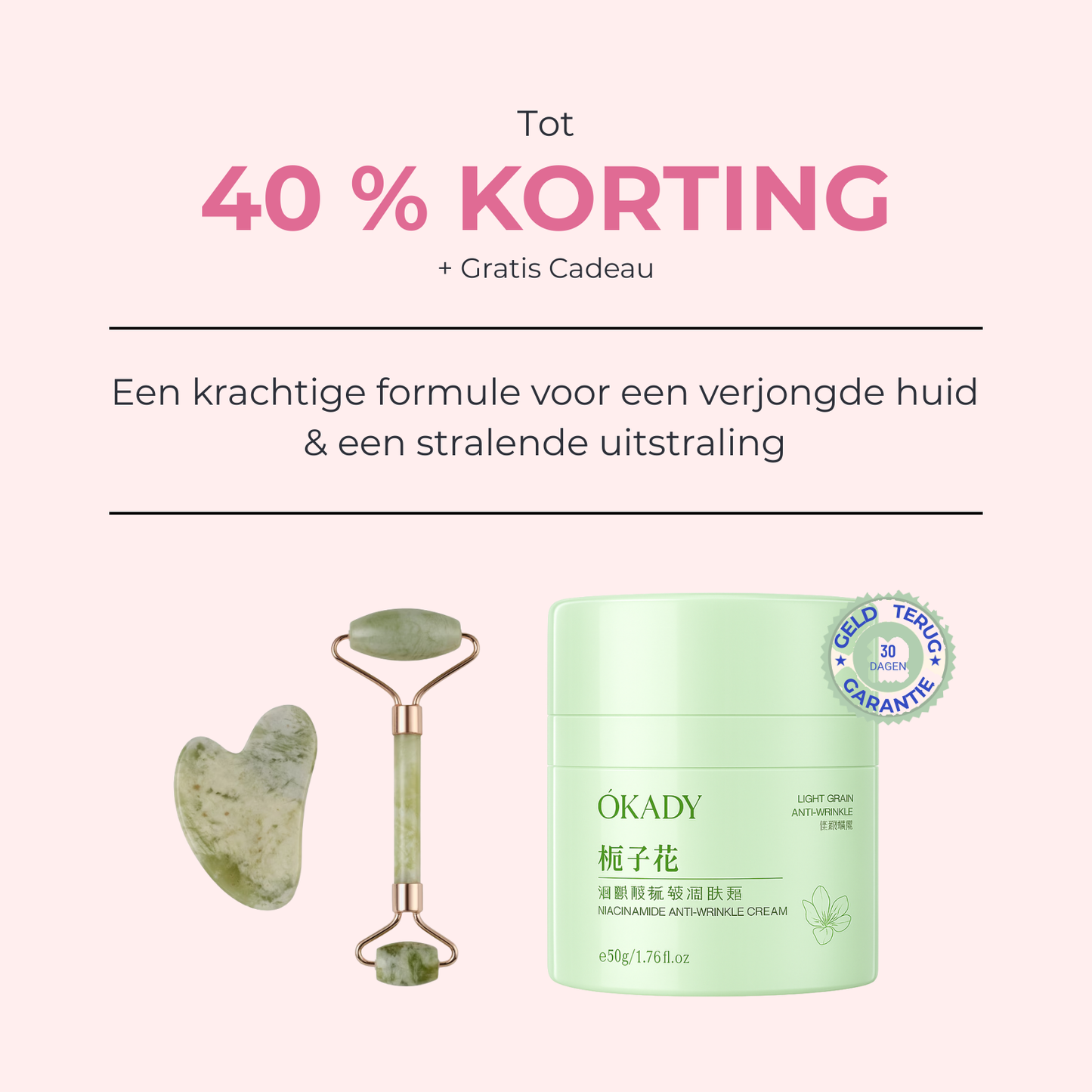 Ókady Anti-Rimpel Crème - 83 % minder rimpels