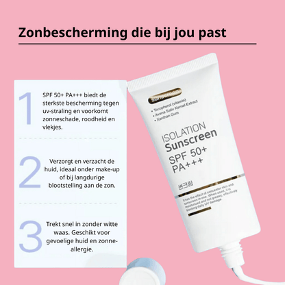 DeLeventh Zonnecrème SPF50+ – bescherming zonder witte waas